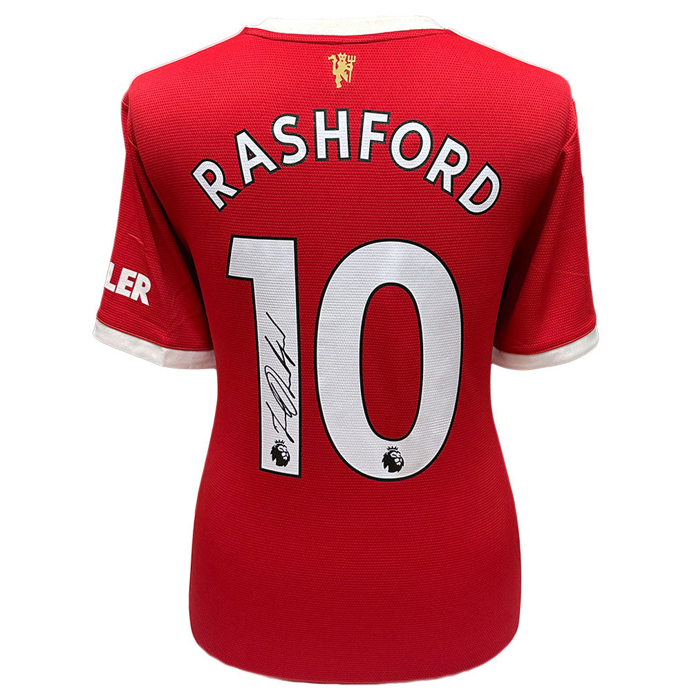 Manchester United FC Rashford Signed Shirt - Officially licensed merchandise.