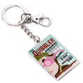 Harry Potter Charm Keyring Quibbler - Officially licensed merchandise.