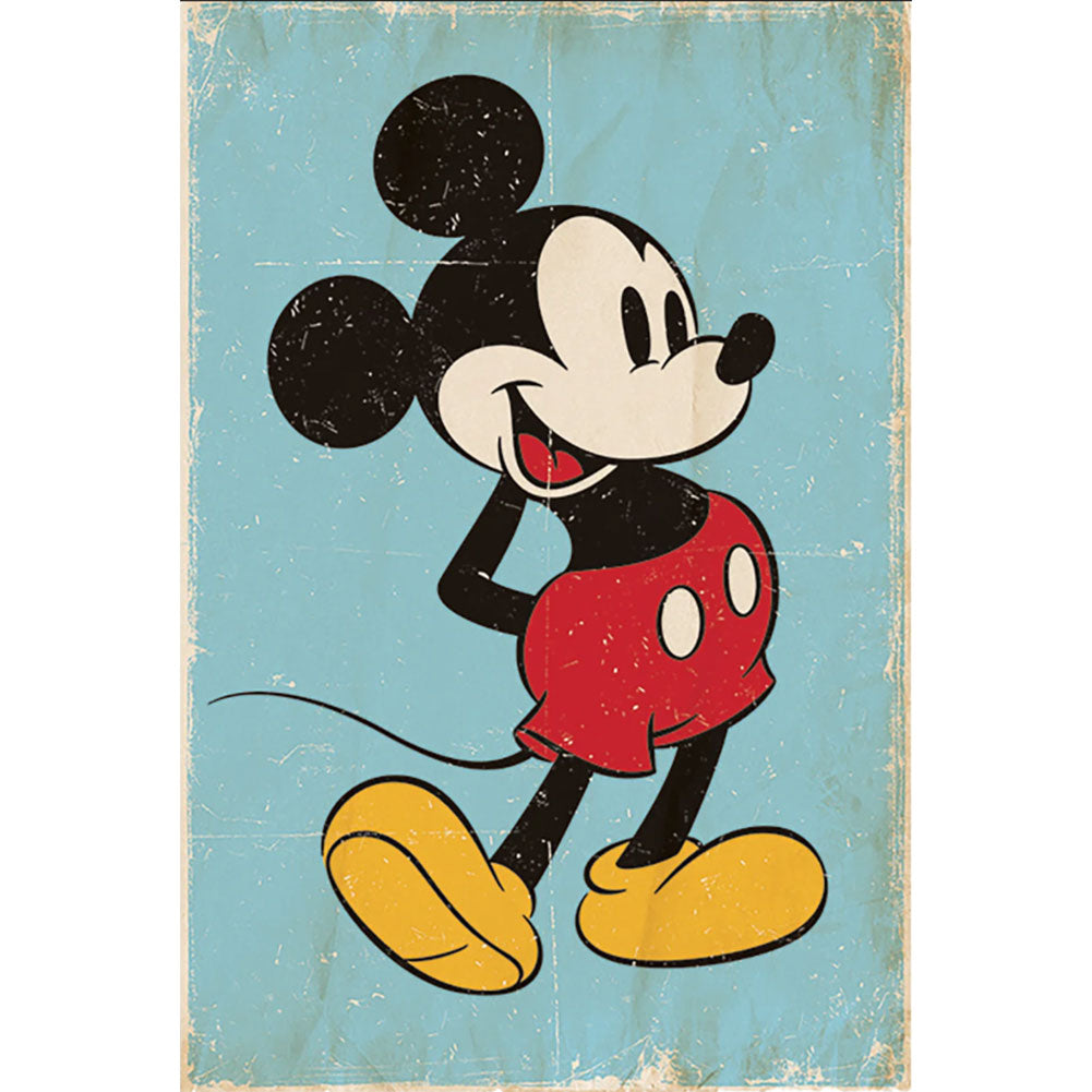 Mickey Mouse Poster Retro 57 - Officially licensed merchandise.