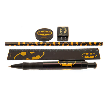 Batman 5pc Stationery Set - Officially licensed merchandise.