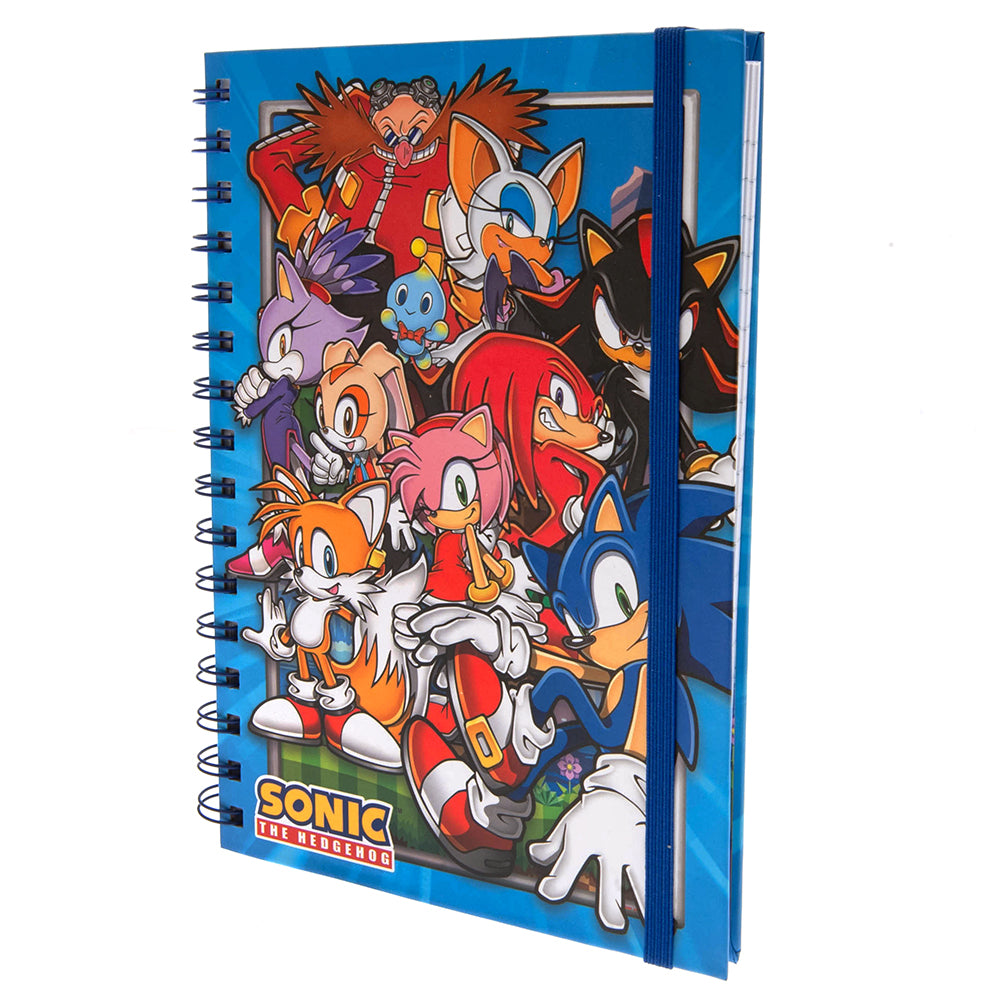 Sonic The Hedgehog Notebook - Officially licensed merchandise.