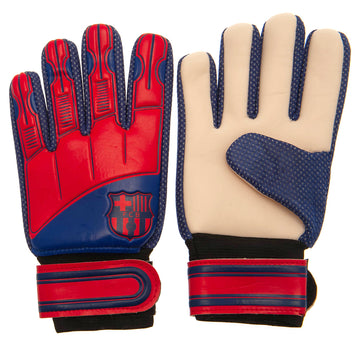 FC Barcelona Goalkeeper Gloves Kids DT - Officially licensed merchandise.