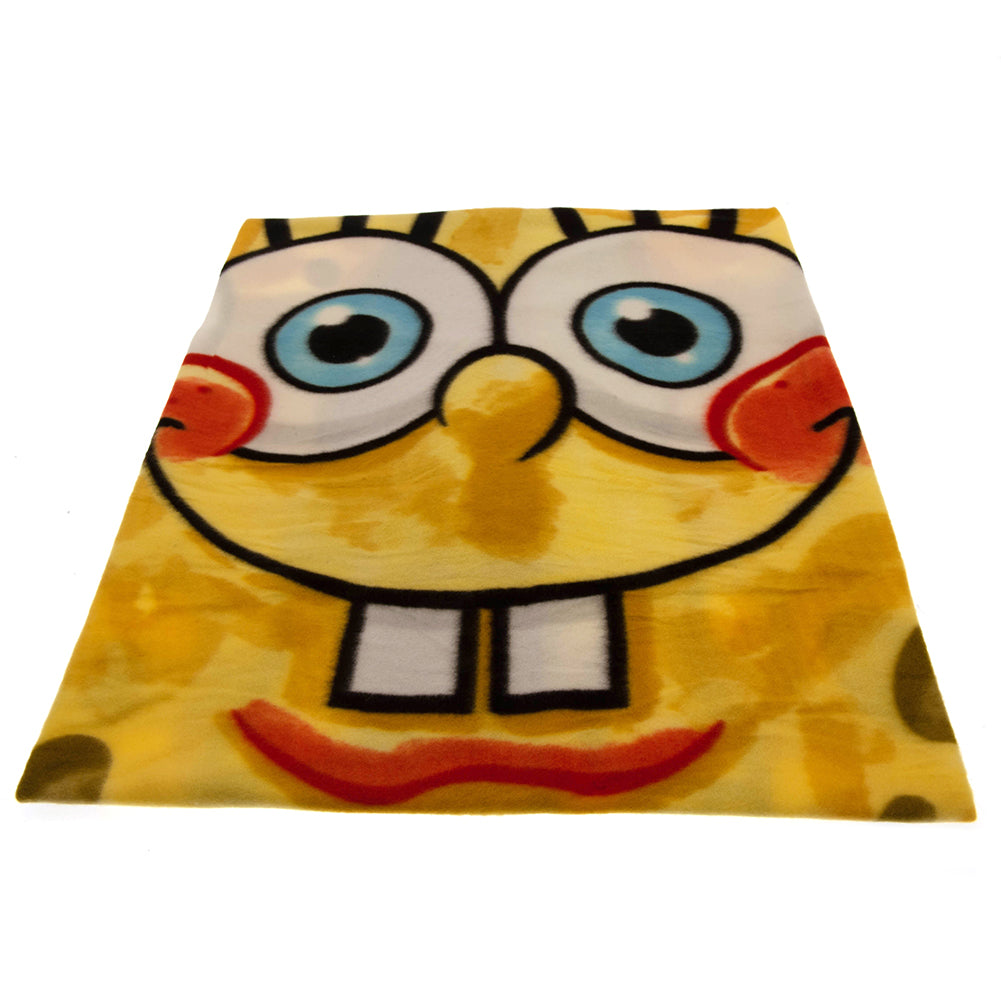 SpongeBob SquarePants Fleece Blanket - Officially licensed merchandise.