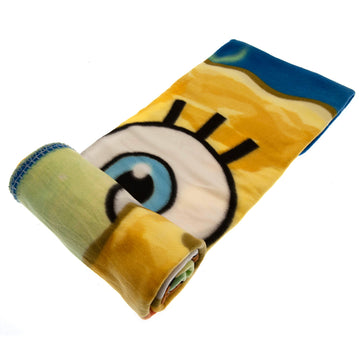 SpongeBob SquarePants Fleece Blanket - Officially licensed merchandise.