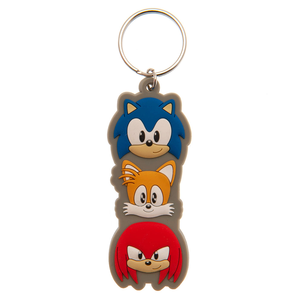 Sonic The Hedgehog PVC Keyring - Officially licensed merchandise.