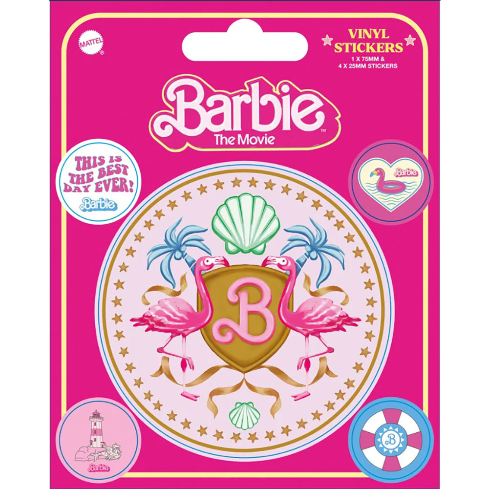 Barbie Stickers - Officially licensed merchandise.