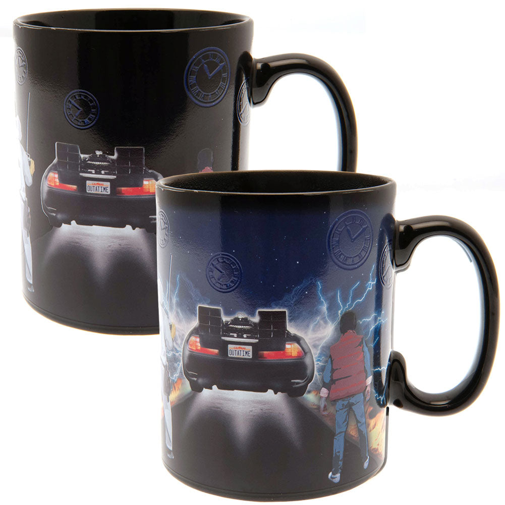 Back To The Future Heat Changing Mega Mug - Officially licensed merchandise.