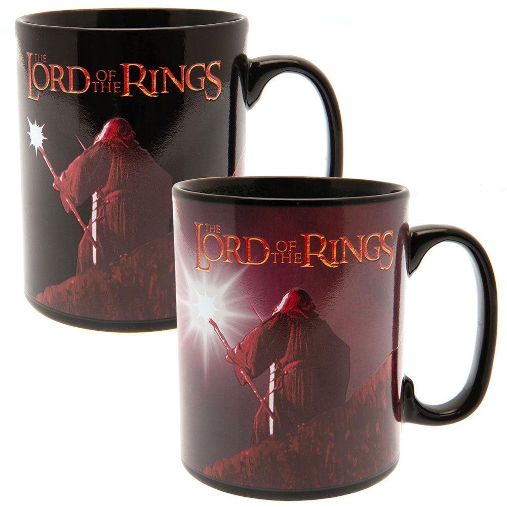 The Lord Of The Rings Heat Changing Mega Mug Shall Not Pass - Officially licensed merchandise.