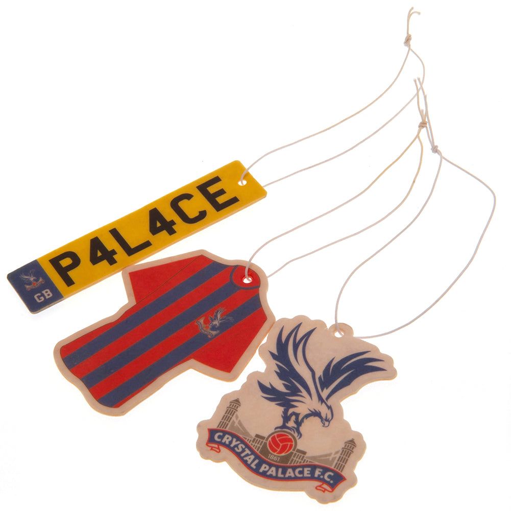 Crystal Palace FC 3pk Air Freshener - Officially licensed merchandise.