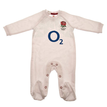 England RFU Sleepsuit 9/12 mths PC - Officially licensed merchandise.