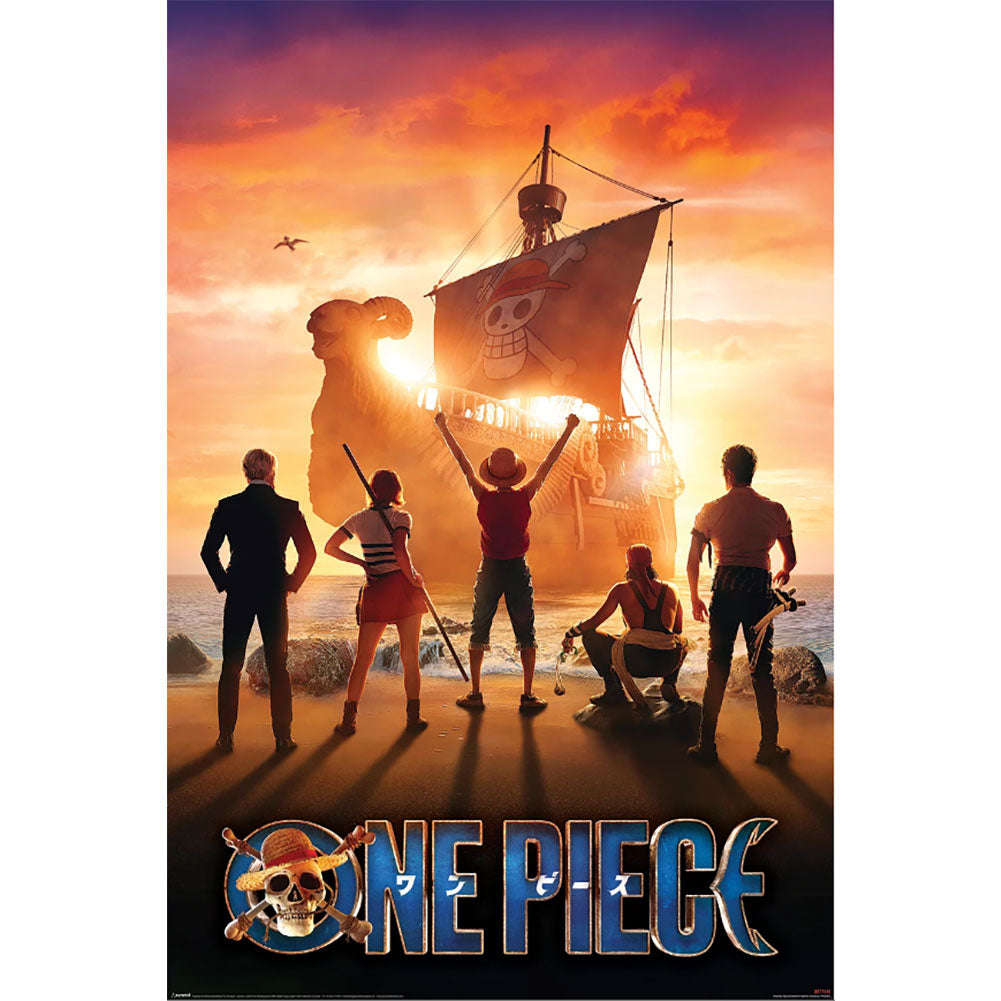 One Piece Poster Set Sail 156 - Officially licensed merchandise.