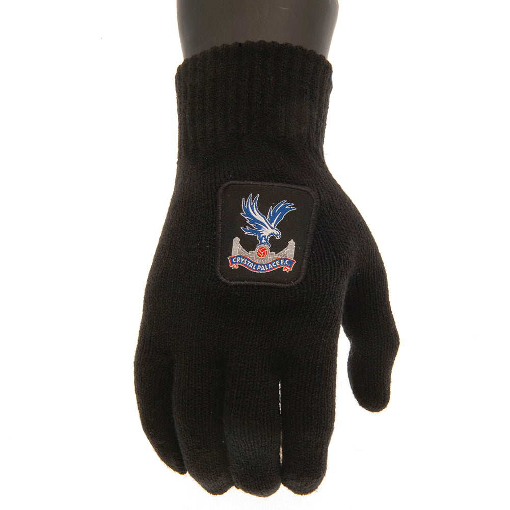 Crystal Palace FC Knitted Gloves Junior - Officially licensed merchandise.