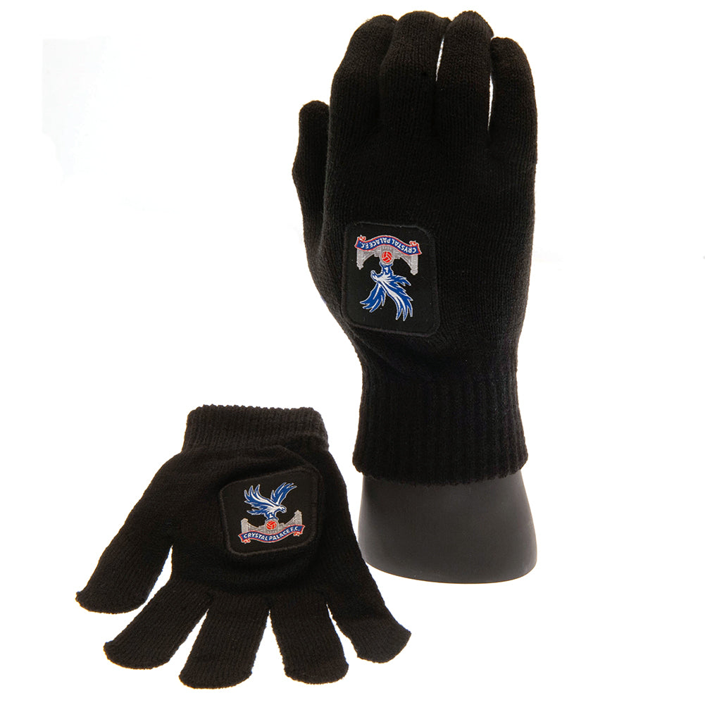 Crystal Palace FC Knitted Gloves Junior - Officially licensed merchandise.