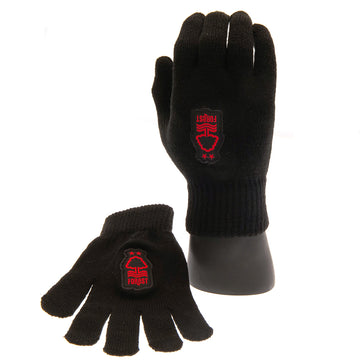 Nottingham Forest FC Knitted Gloves Junior - Officially licensed merchandise.