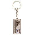 Manchester City FC Embossed Street Sign Keyring - Officially licensed merchandise.