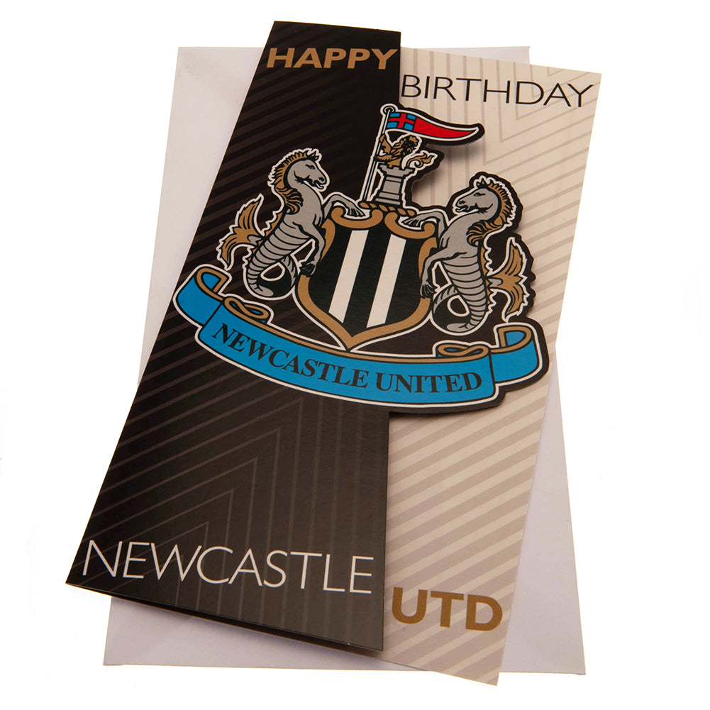 Newcastle United FC Birthday Card - Officially licensed merchandise.