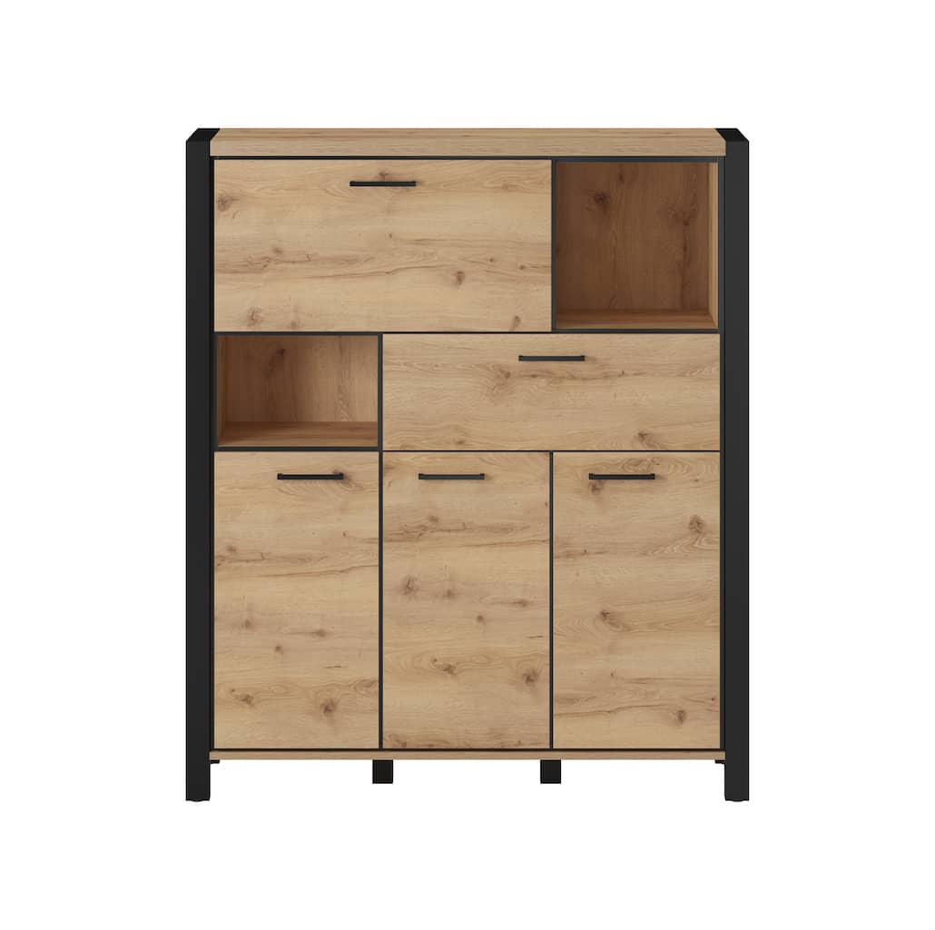 Aktiv 46 Highboard Cabinet 120cm-Living Sideboard Cabinet