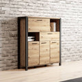 Aktiv 46 Highboard Cabinet 120cm-Living Sideboard Cabinet