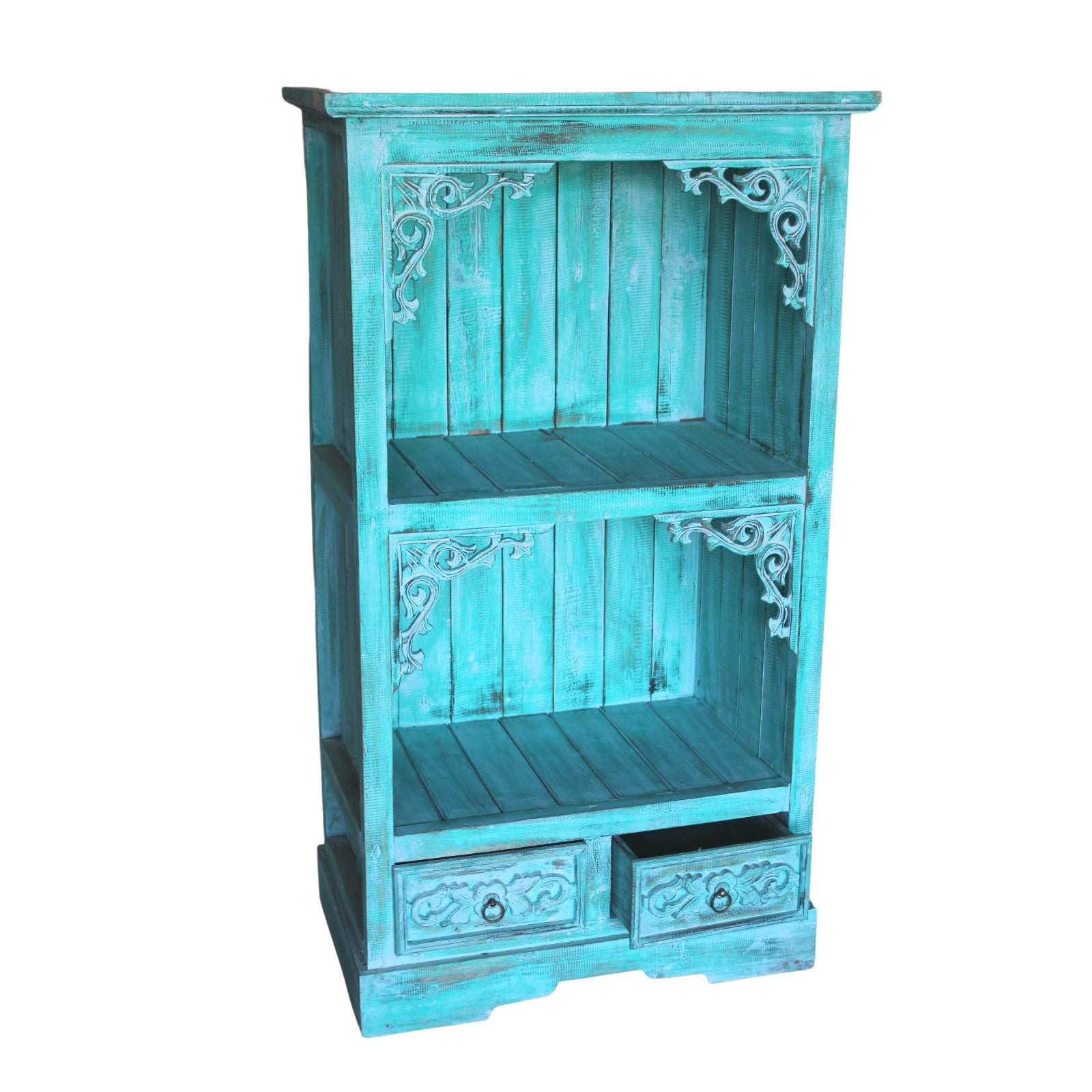 Albasia Bathroom Cabinet - Turquoise wash-