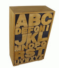 Alphabet Cabinet 54 x 26 x 89cm-Storage Units