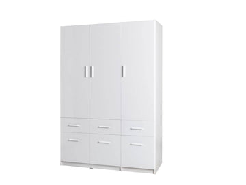 Alpin Hinged Door Wardrobe 136cm - £379.8 - Hinged Door Wardrobe 