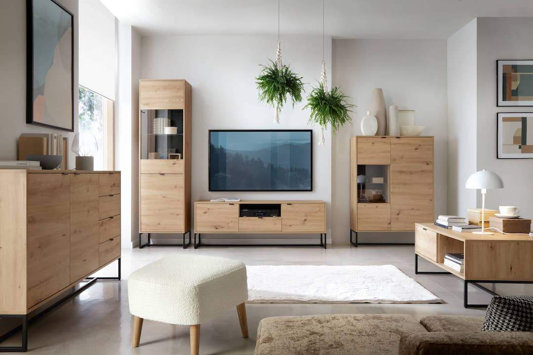 Amber Display Cabinet-Living Room Display Cabinet
