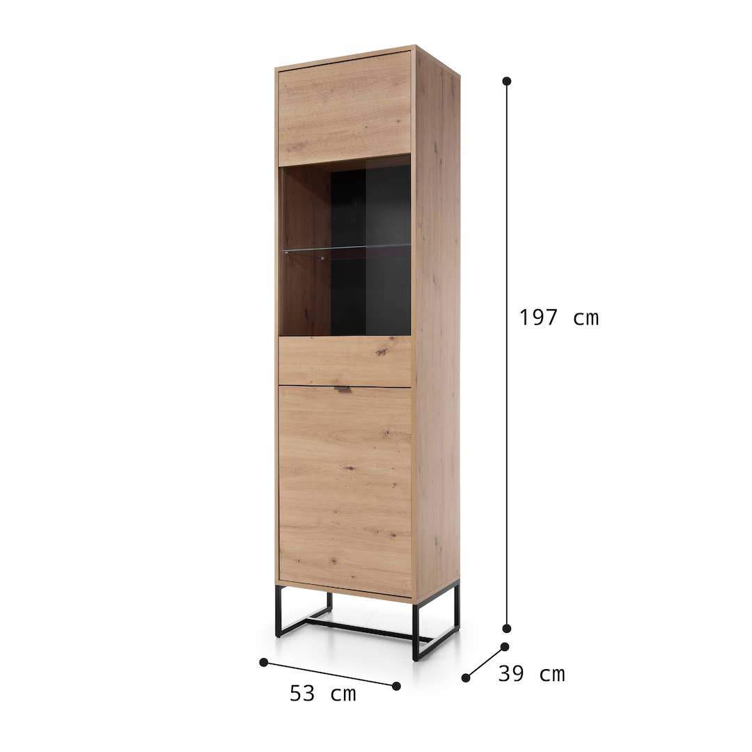 Amber Tall Display Cabinet-Tall Display Cabinet