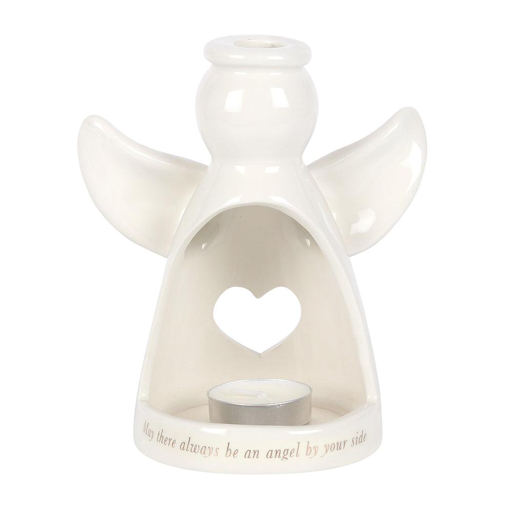 Angel By Your Side Tealight Holder - £12.99 - Candle Holders 