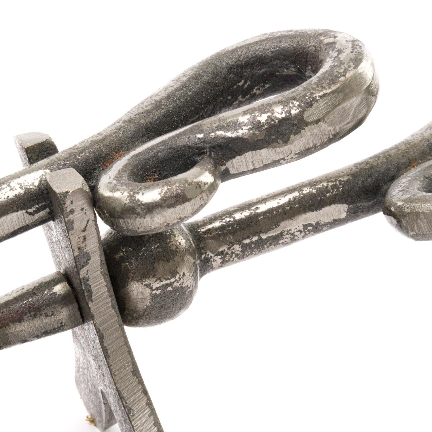 Antique Pewter Crook Handled Hearth Tidy-Fireside Accessories > Companion Sets and Accessories