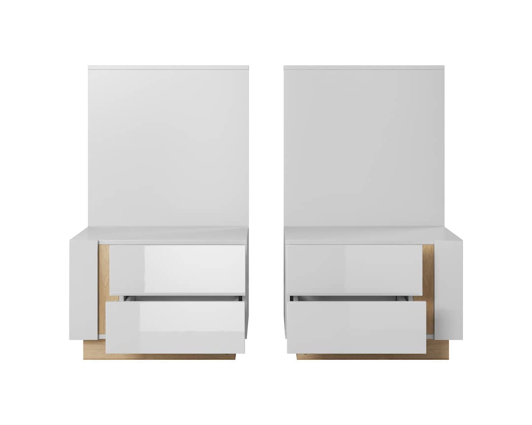 Arco Bedside Cabinets-Bedside Cabinet