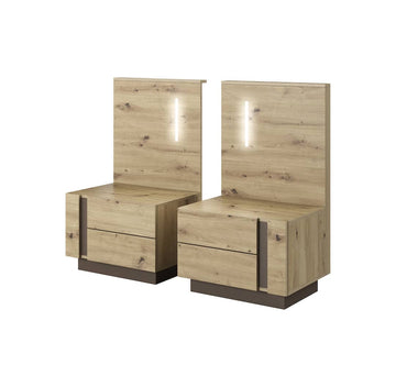 Arco Bedside Cabinets Oak Artisan Bedside Cabinet 