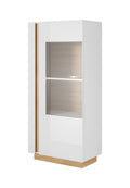 Arco Display Cabinet 72cm White Living Room Display Cabinet 