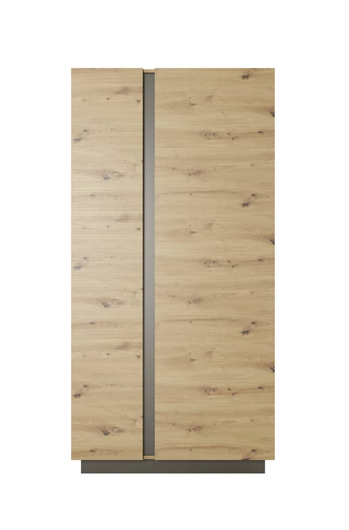 Arco Hinged Door Wardrobe 97cm-Hinged Door Wardrobe