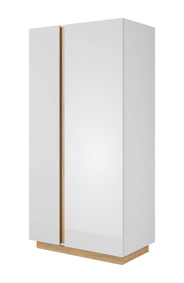 Arco Hinged Door Wardrobe 97cm White Hinged Door Wardrobe 