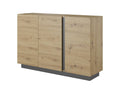 Arco Sideboard Cabinet 139cm Oak Artisan Living Sideboard Cabinet 