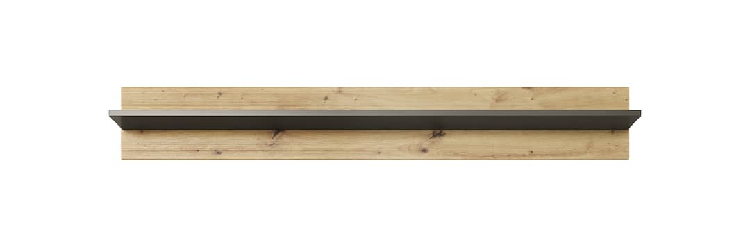 Arco Wall Shelf 138cm Oak Artisan Wall Shelf 