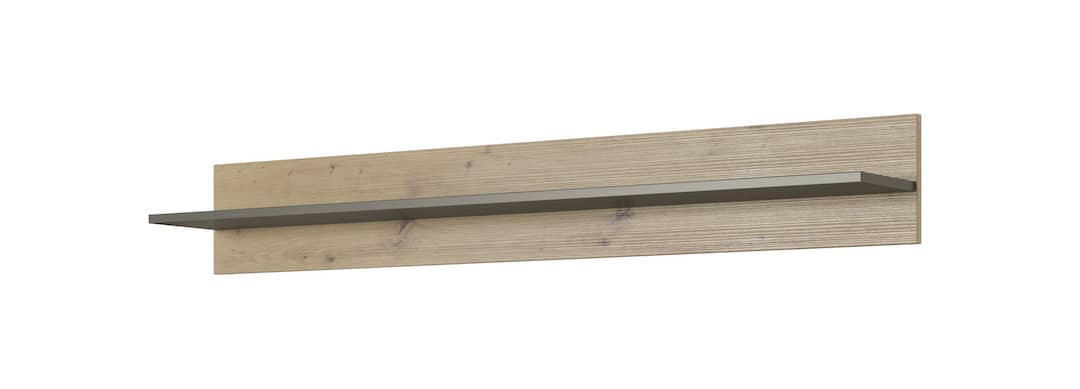 Arco Wall Shelf 138cm Oak Artisan Wall Shelf 