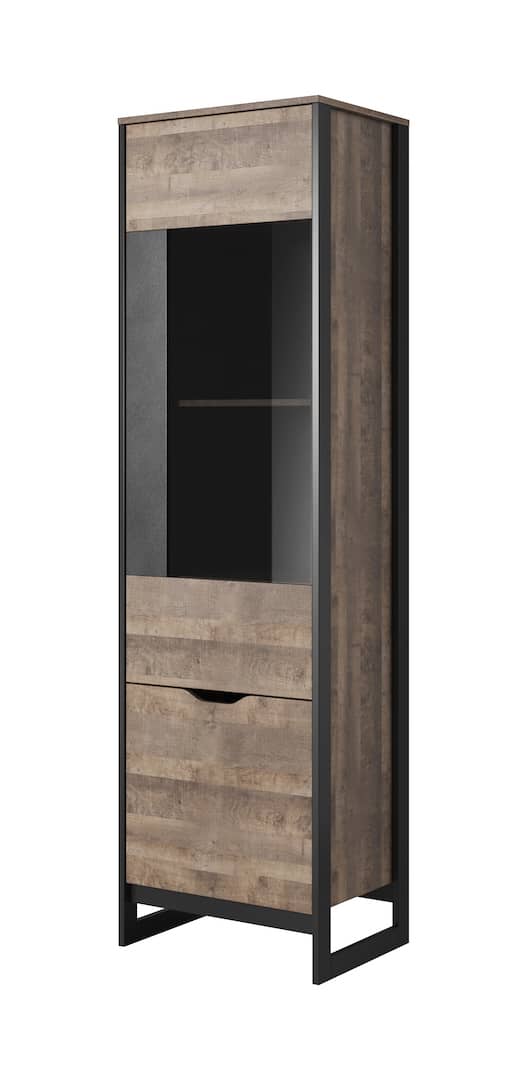 Arden Tall Display Cabinet 56cm - £252.0 - Tall Display Cabinet 