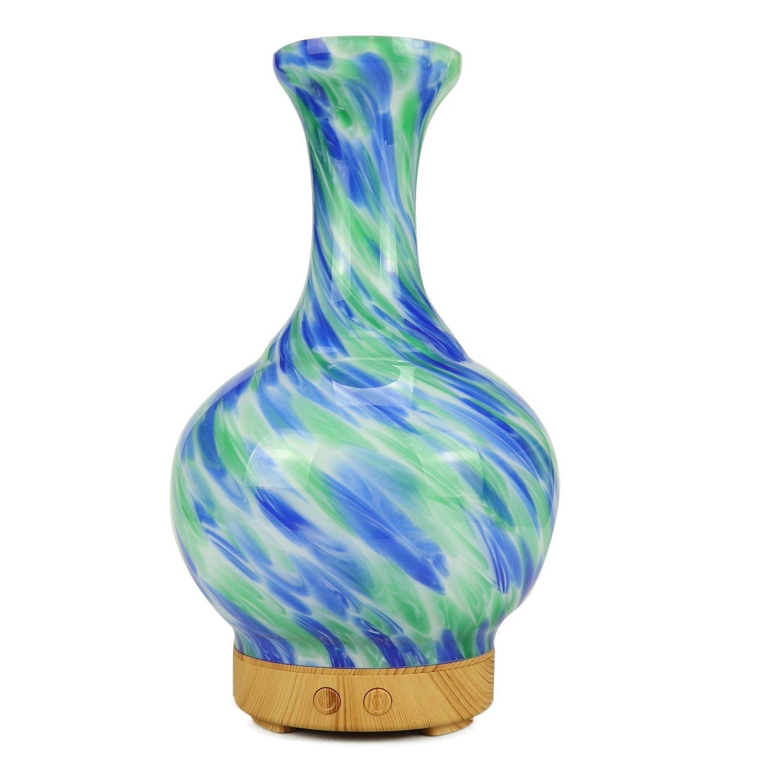 Aroma Atomiser - Glass Vase Blue and Green UK Plug - £54.0 - 