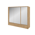 Arti 23 - 3 Sliding Door Wardrobe 250cm-Sliding Door Wardrobe