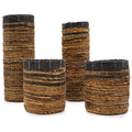 Banana Leaf Set - 2 Vase & 2 Bins - £75.0 - 