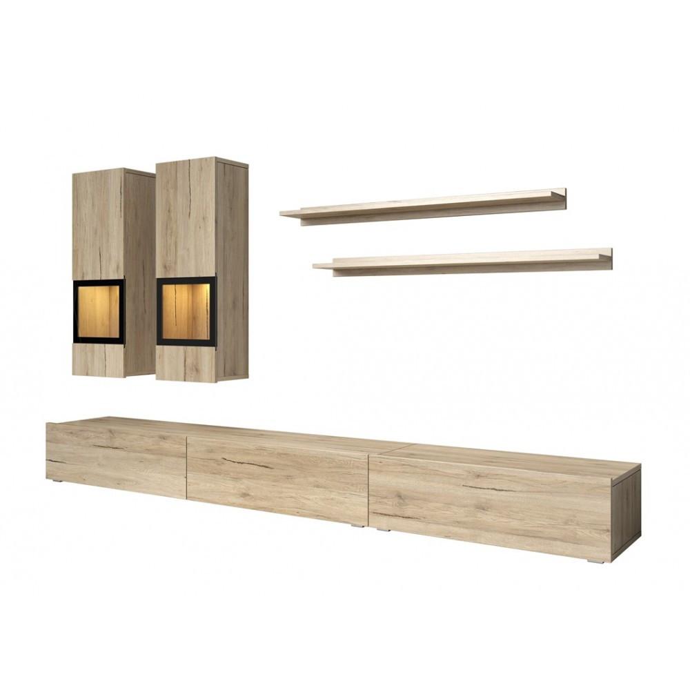 Baros 10 Entertainment Unit-Wall Unit