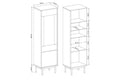 Basic Tall Display Cabinet-Tall Cabinet