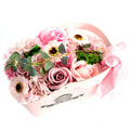 Basket Soap Flower Bouquet - Pink-