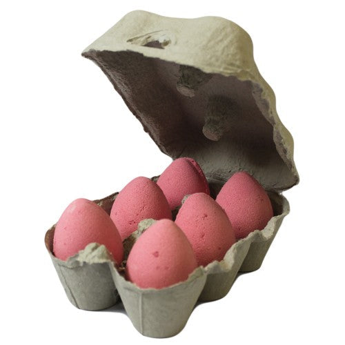 Bath Eggs in a Tray - Cherry-