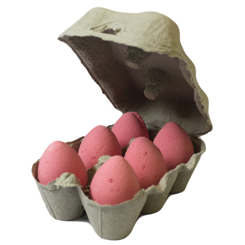 Bath Eggs in a Tray - Cherry-