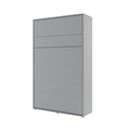 BC-02 Vertical Wall Bed Concept 120cm Grey Matt Wall Bed 