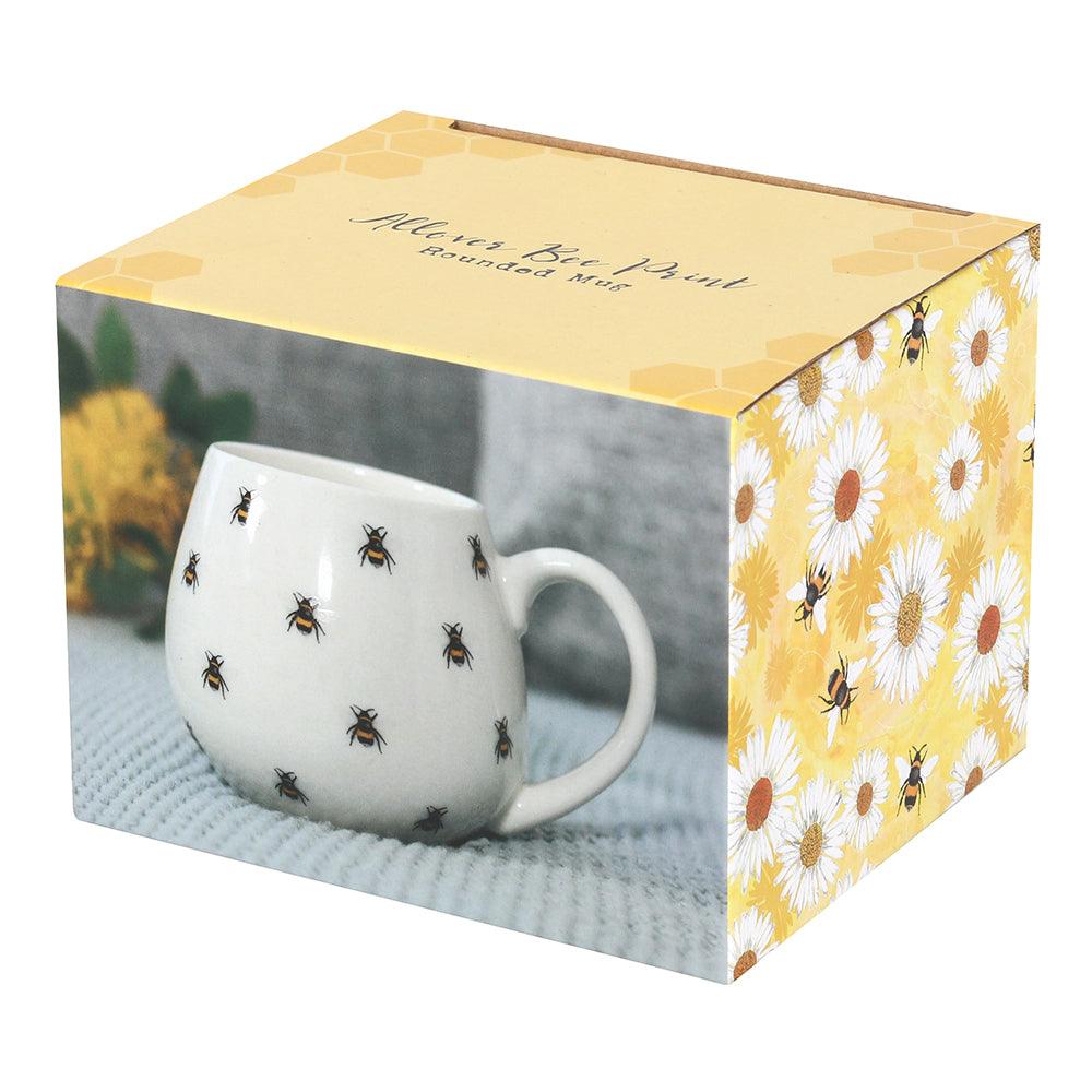 Bee Print Rounded Mug - £13.5 - Mugs Cups 