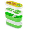 Bento Lunch Box with Fork & Spoon - Adoramals Dinosaur-