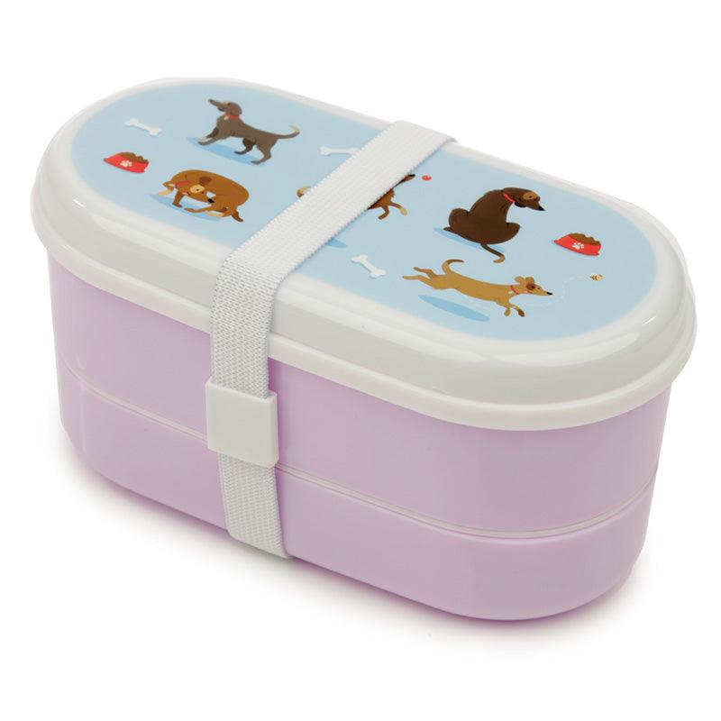 Bento Lunch Box with Fork & Spoon - Catch Patch Dog - £8.99 - 